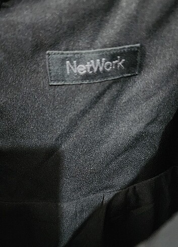 36 Beden Network Puantiyeli Mini Elbise