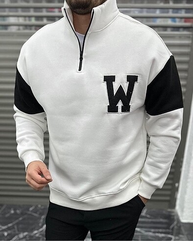 OVERSİZE UNİSEX SWEATSHİRT BEYAZ