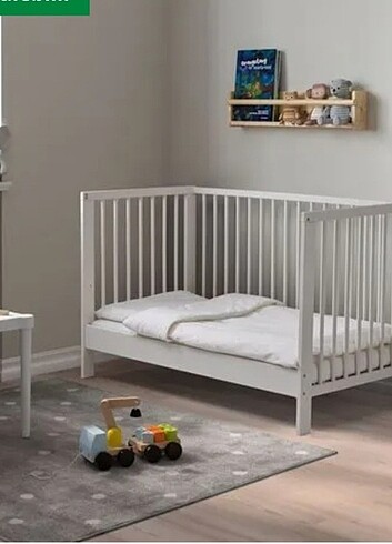  Beden beyaz Renk Ikea bebek karyola 