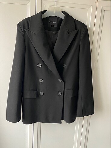 Mabuka siyah blazer cekeket