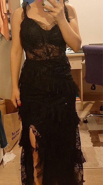 Siyah abiye - Görsel 3