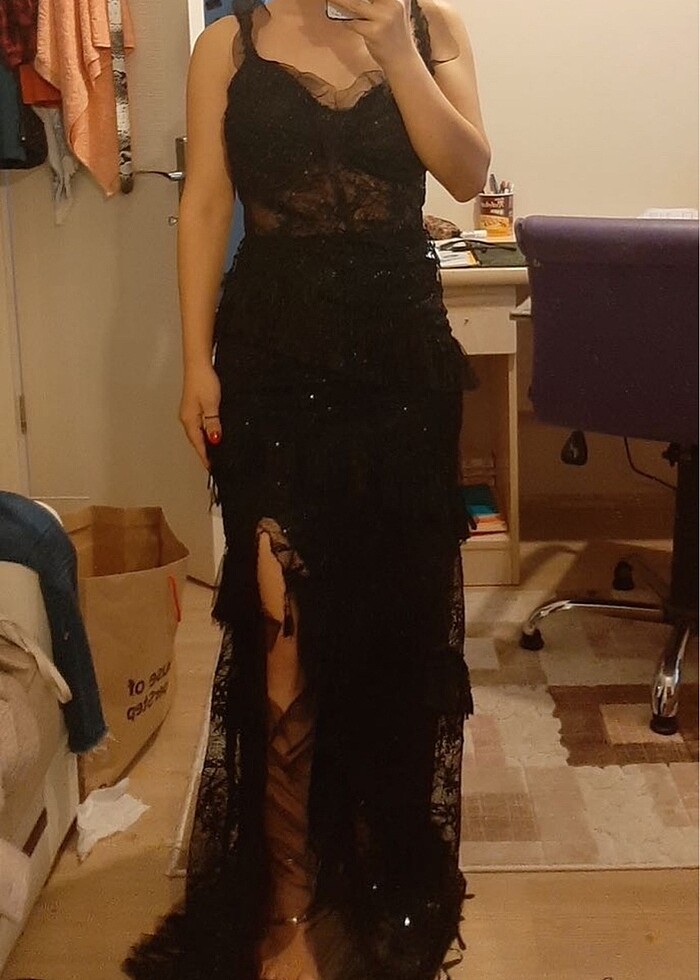 Siyah abiye - Görsel 2