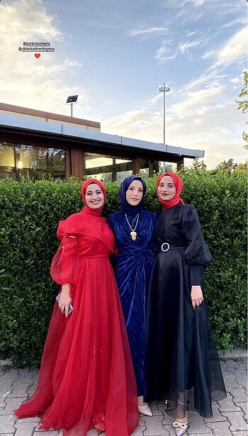 38 Beden lacivert Renk Fatma Kılıç Silüet abiye