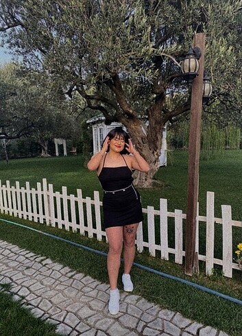 h&m mini elbise