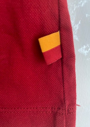 Standart Beden Beden bordo Renk Galatasaray Baskılı Kız Çocuk Kısa Kollu Polo Tişört