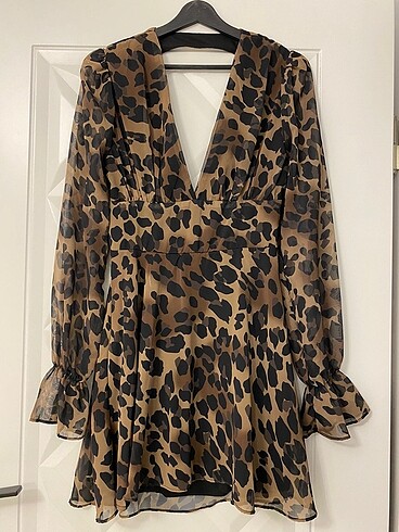 Leopar elbise