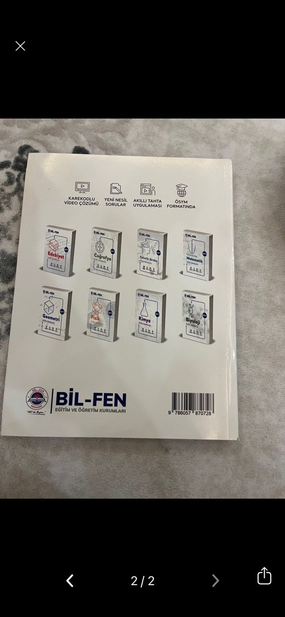 Bil-Fen AYT Matematik Soru Bankası - Görsel 2