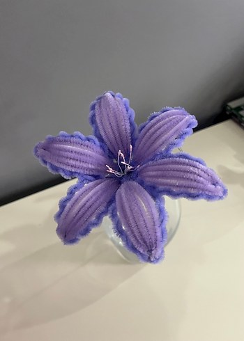 Pastel Mor Yapay Çiçek - Görsel 2