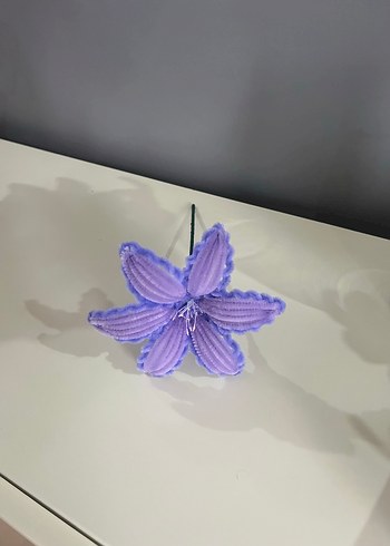 Pastel Mor Yapay Çiçek - Görsel 6