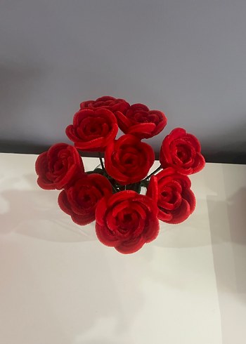 Kırmızı Gül şönil - Görsel 4