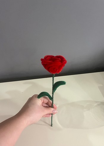 Kırmızı Gül şönil - Görsel 5