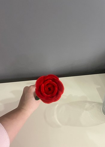 Kırmızı Gül şönil - Görsel 6