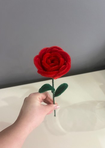 Kırmızı Gül şönil - Görsel 4