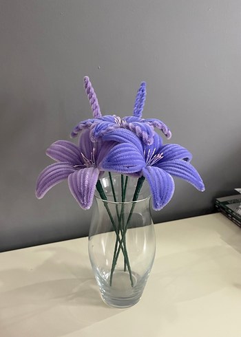 Bohem Çiçekli Mor - Görsel 3