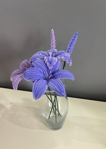 Bohem Çiçekli Mor - Görsel 4