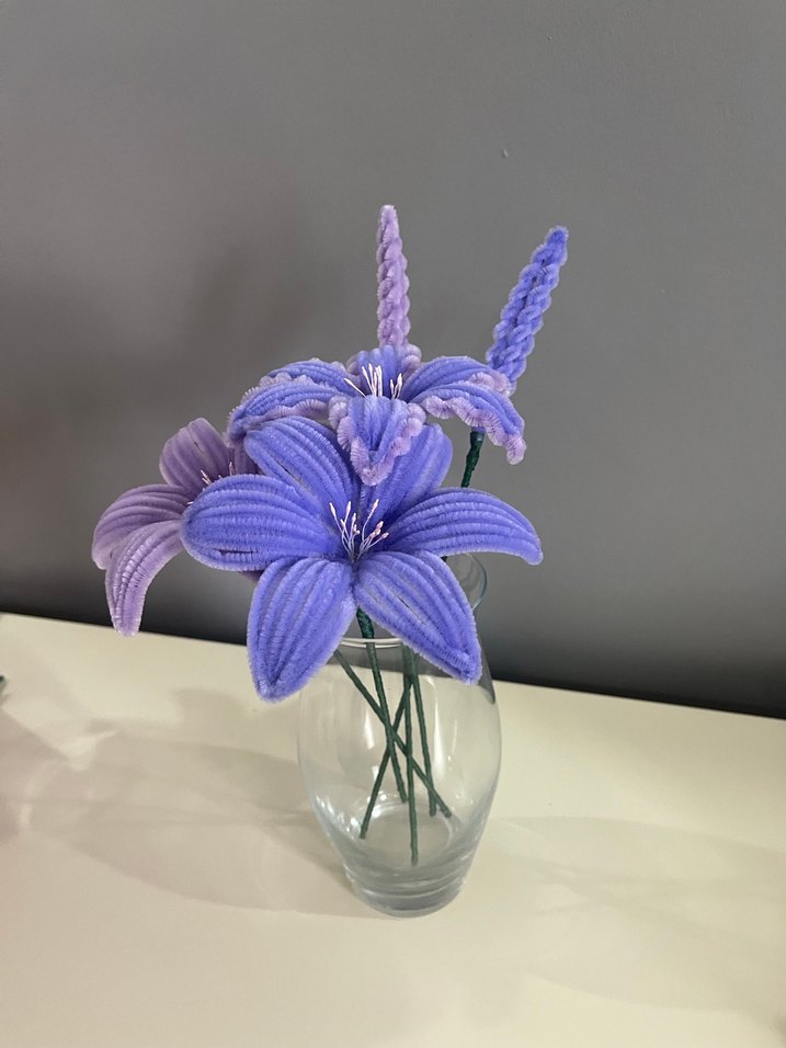 Bohem Çiçekli Mor - Görsel 4