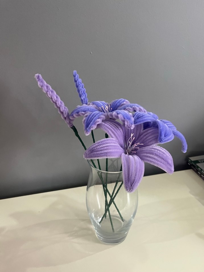 Bohem Çiçekli Mor - Görsel 5