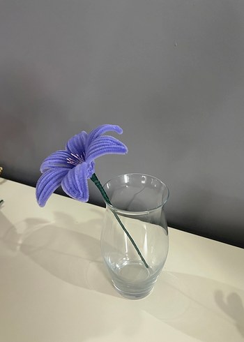 Renkli Mor Dekoratif çiçek - Görsel 3