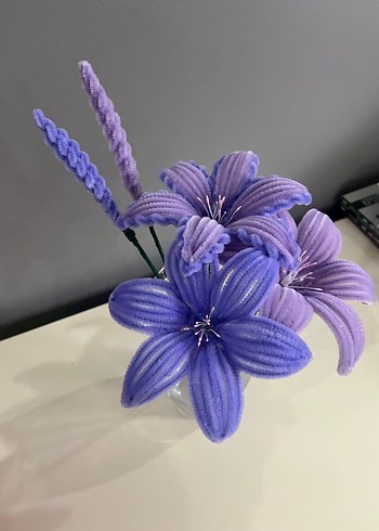 Mor Dekoratif çiçek - Görsel 5