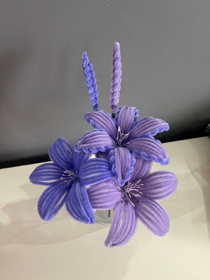 Mor Dekoratif çiçek - Görsel 4