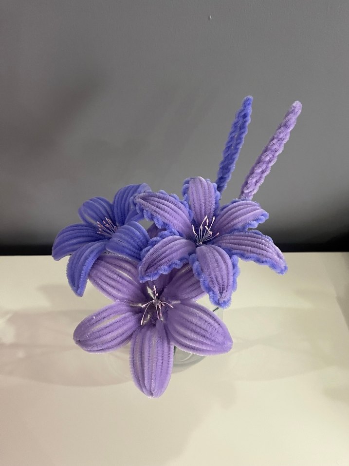 Mor Dekoratif çiçek - Görsel 3