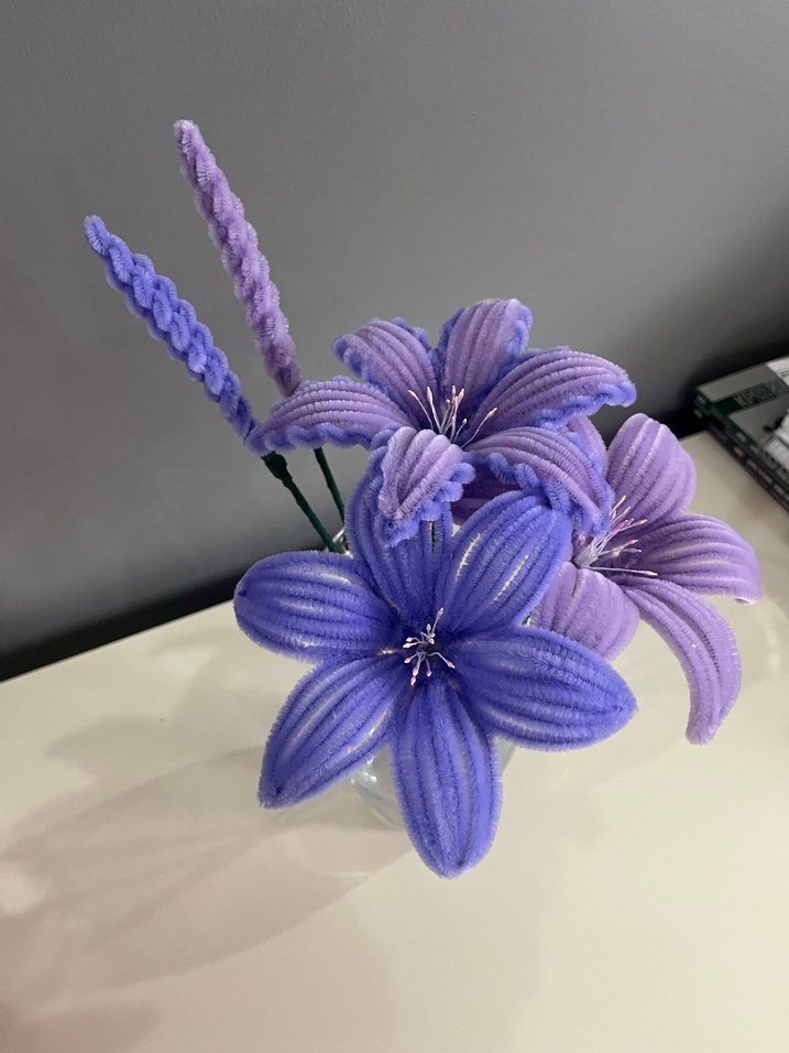 Mor Dekoratif çiçek - Görsel 5