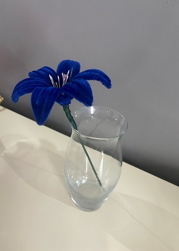 Mavi çiçek şönil - Görsel 3