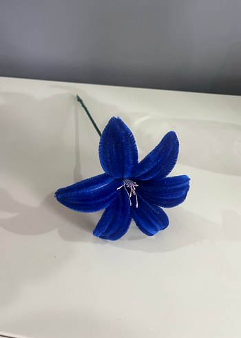 Mavi çiçek şönil - Görsel 7