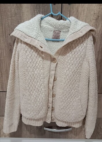 Bershka İçi Yünlü Örme Hırka