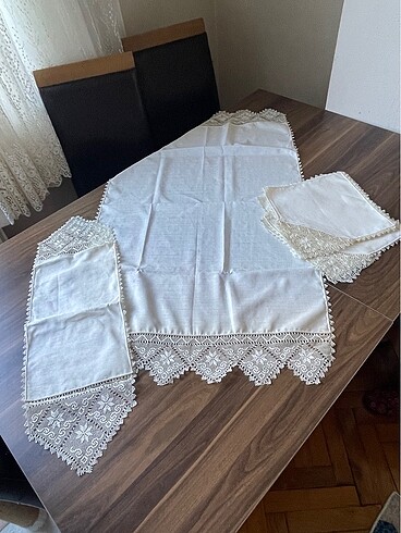 İğne oyası salon takımı
