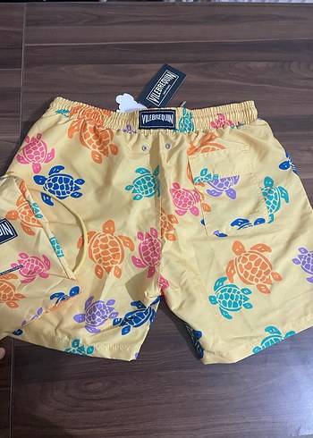 Renkli Kaplumbağa Desenli Erkek Mini Şort - Görsel 6