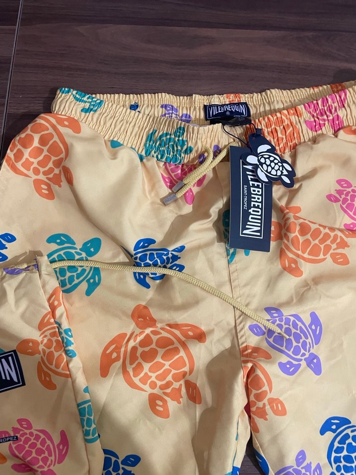 Renkli Kaplumbağa Desenli Erkek Mini Şort - Görsel 5