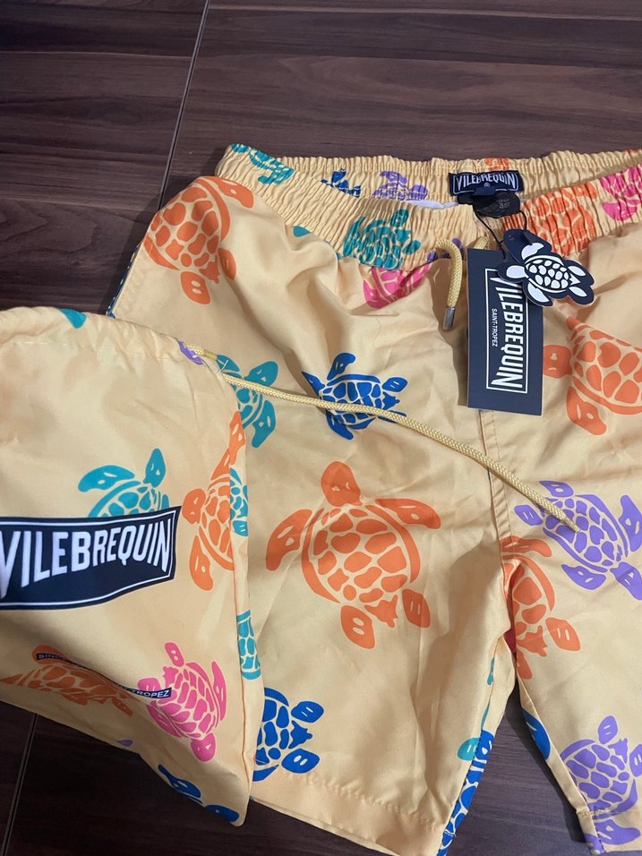 Renkli Kaplumbağa Desenli Erkek Mini Şort - Görsel 4