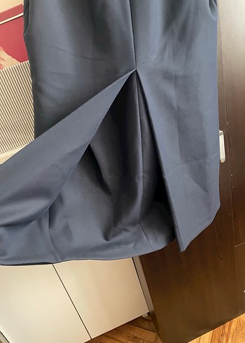 W collection Kadın Lacivert Kolsuz Midi Tulum - Görsel 2