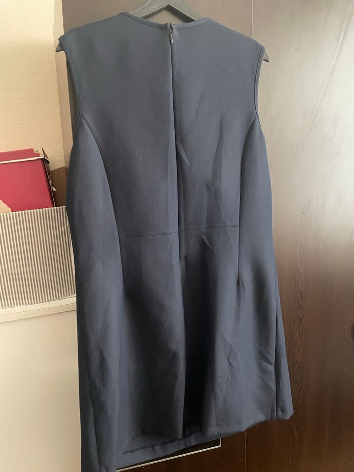 W collection Kadın Lacivert Kolsuz Midi Tulum - Görsel 4