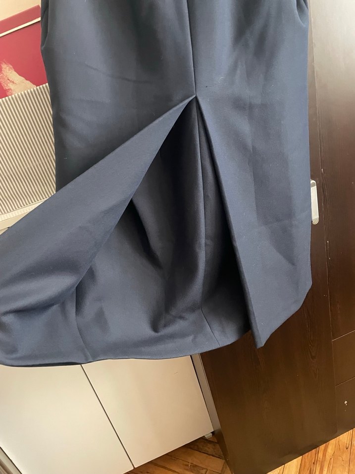 W collection Kadın Lacivert Kolsuz Midi Tulum - Görsel 2