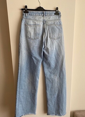 38 Beden mavi Renk Wideleg jean