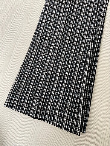 xs Beden Vintage ekoseli pantolon