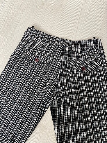 Stradivarius Vintage ekoseli pantolon