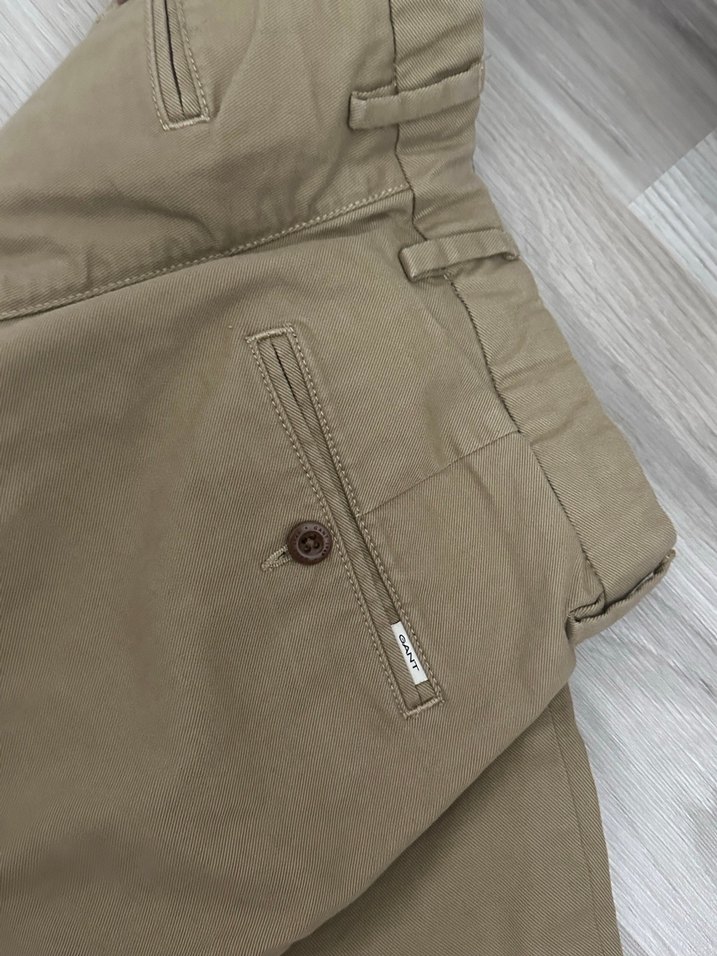 Gant Bej Regular Fit Pamuklu Erkek Pantolon - Görsel 3