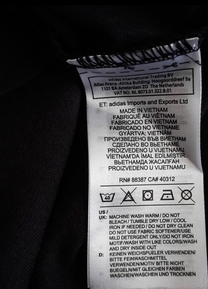 Adidas Siyah Crop Sweatshirt - Görsel 5