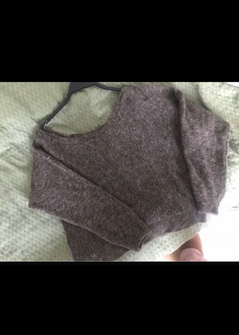 Pull&bear asimetrik kadın kazak - Görsel 3