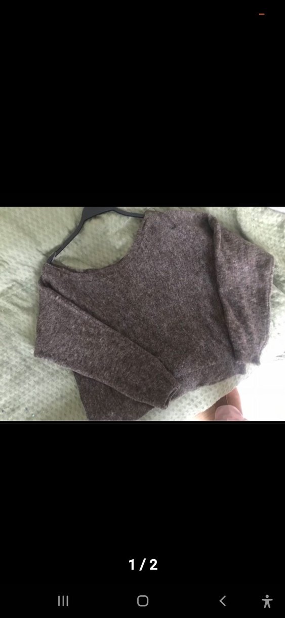 Pull&bear asimetrik kadın kazak - Görsel 3