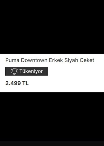 Puma Downtown Erkek Siyah Ceket - Görsel 4