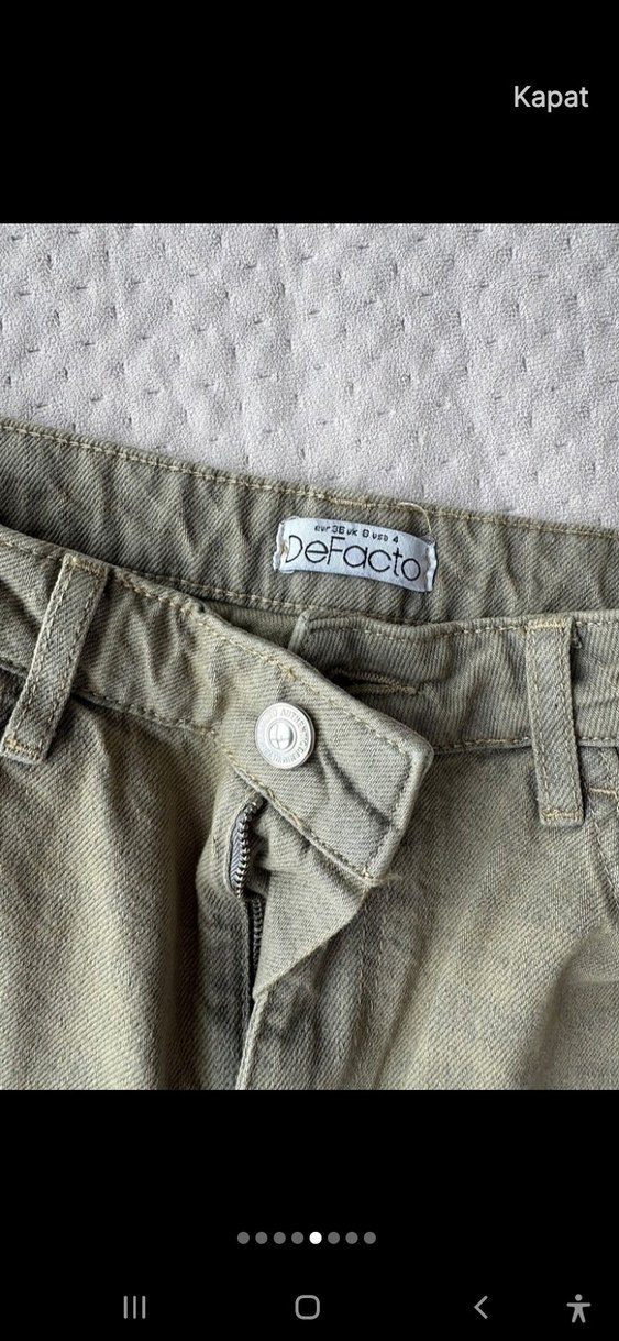 Bej Kadın Pantolon - Görsel 4