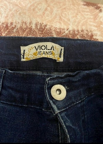 Koyu Mavi Bel Detaylı Kadın Skinny Jean - Görsel 3