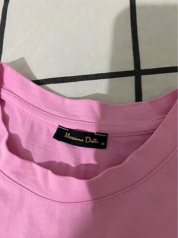 Massimo Dutti Pembe kadın tişört