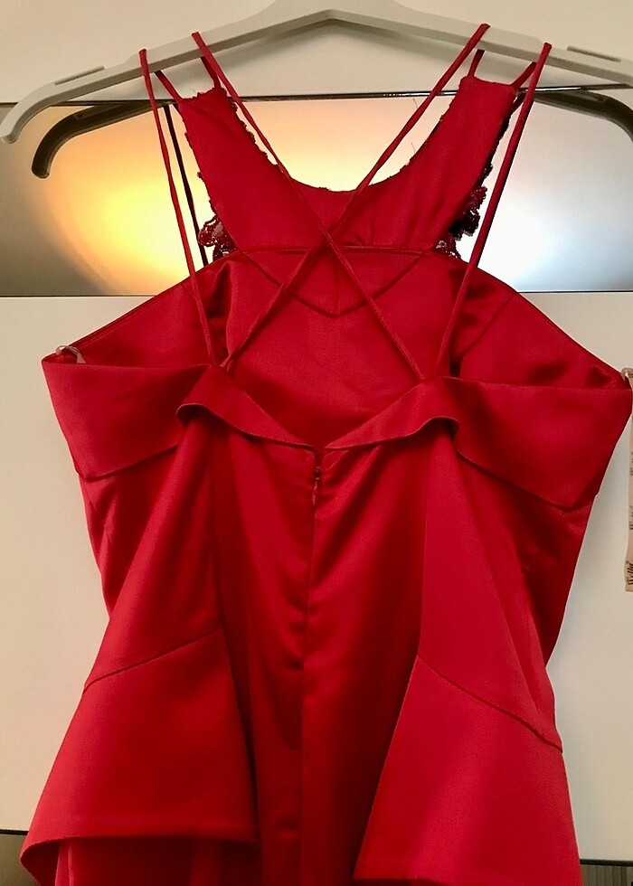 Kadın Saten Abiye - Görsel 2