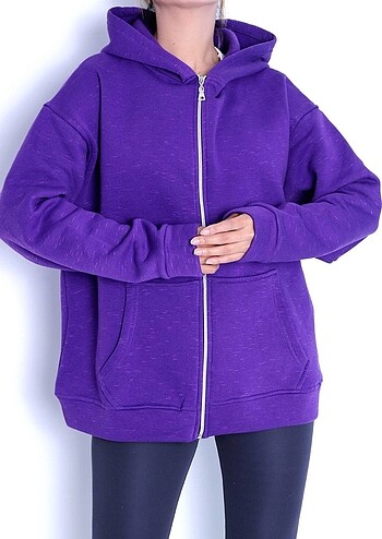 Diğer 3İplik Şardonlu Sweatshirt Oversize