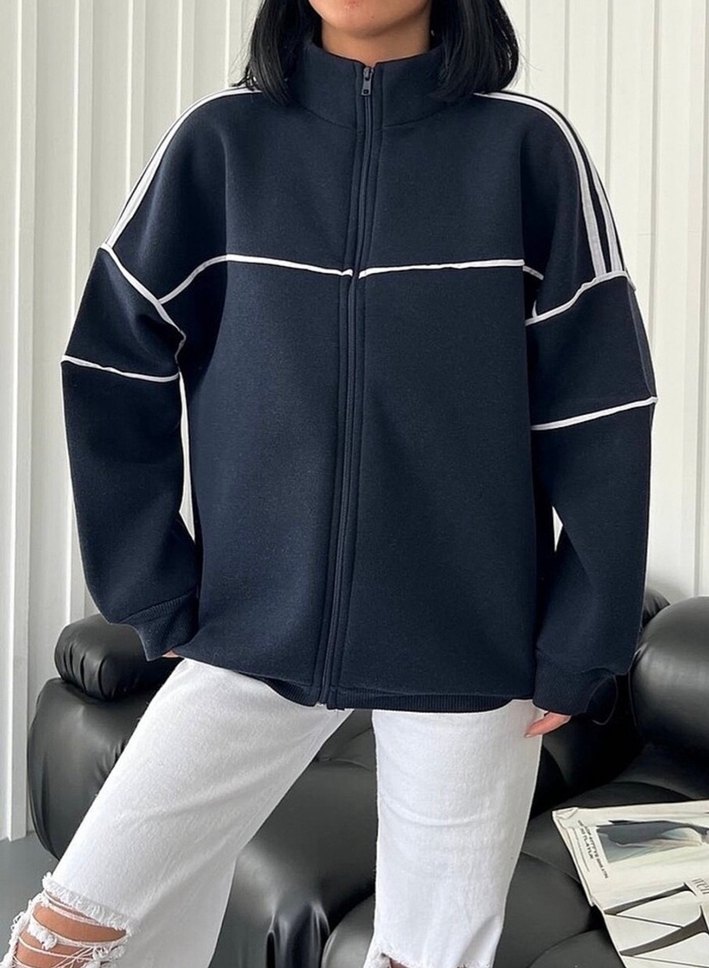 Lacivert 3 İplik Swetshırt - Görsel 2